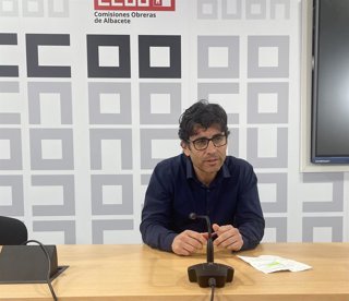 El secretario general de CCOO Albacete, Paco Gómez.