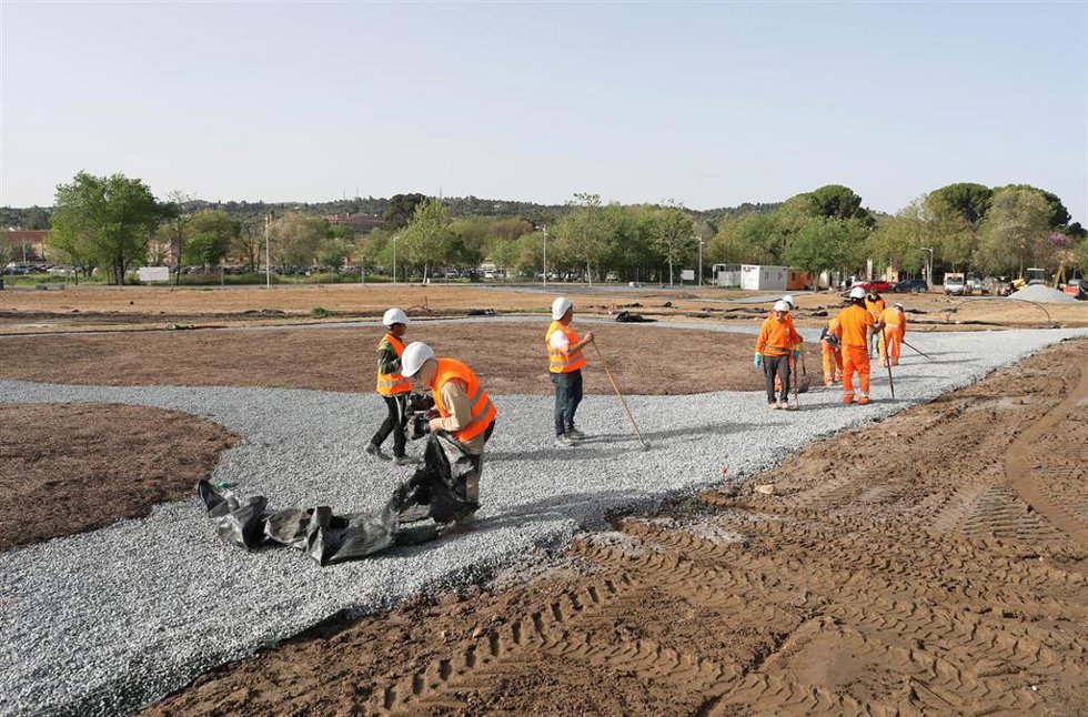 Trabajos de la segunda fase de recuperación de Vega Baja.