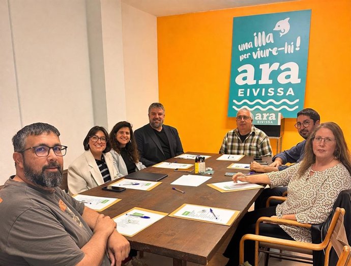 Reunión de representantes de MÉS per Mallorca, Més per Menorca y Ara Eivissa.