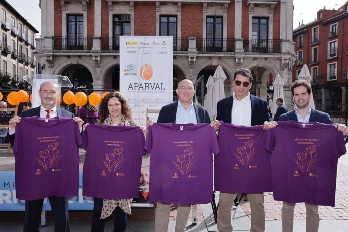 Acto por el Día Mundial del Párkinson en Valladolid.