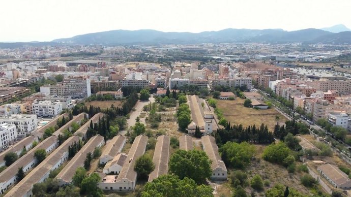 Archivo - Vista aérea de Son Busquets