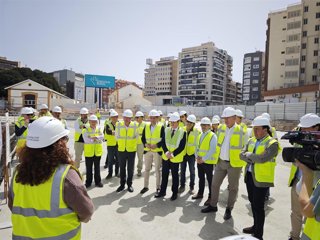 El 'president' de la Generalitat, Juanfran Pérez Llorca, visita las obras de excavación del túnel de la Estación Central, el viernes 10 de abril de 2026