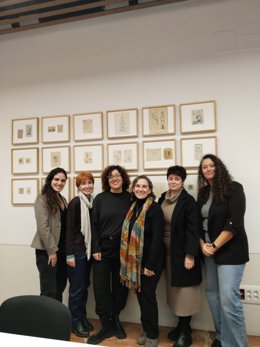 Imagen de las investigadoras que han participado en el desarrollo de la obra.