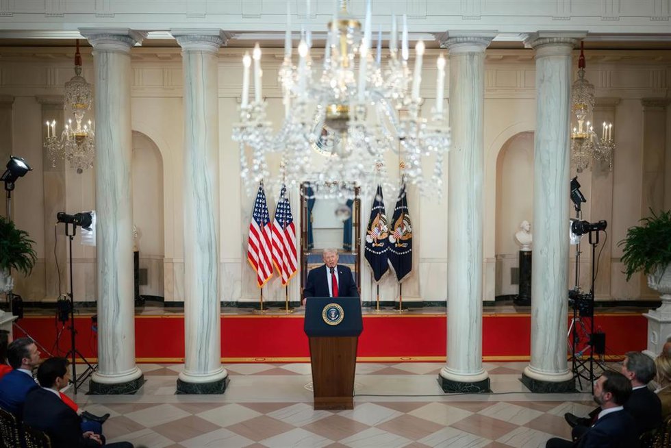 El presidente de EEUU, Donald Trump 