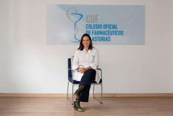 La nueva presidenta del Colegio Oficial de Farmaceúticos de Asturias, María Teresa Méndez Bravo.