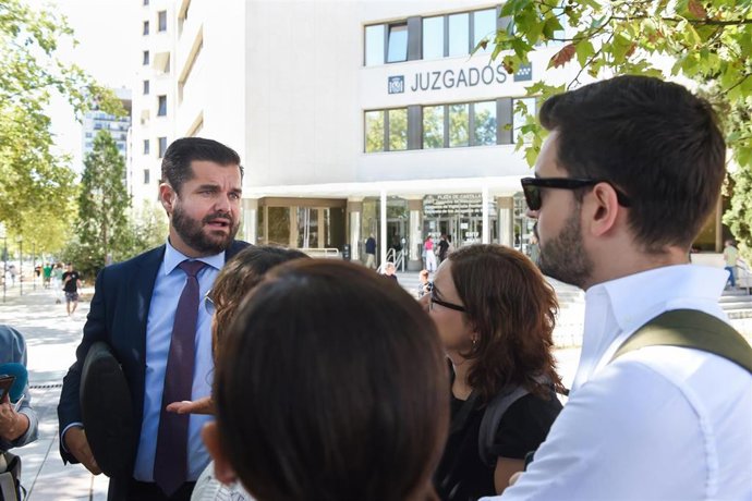 Archivo - El presidente de Iustitia Europea, Luis María Pardo. 