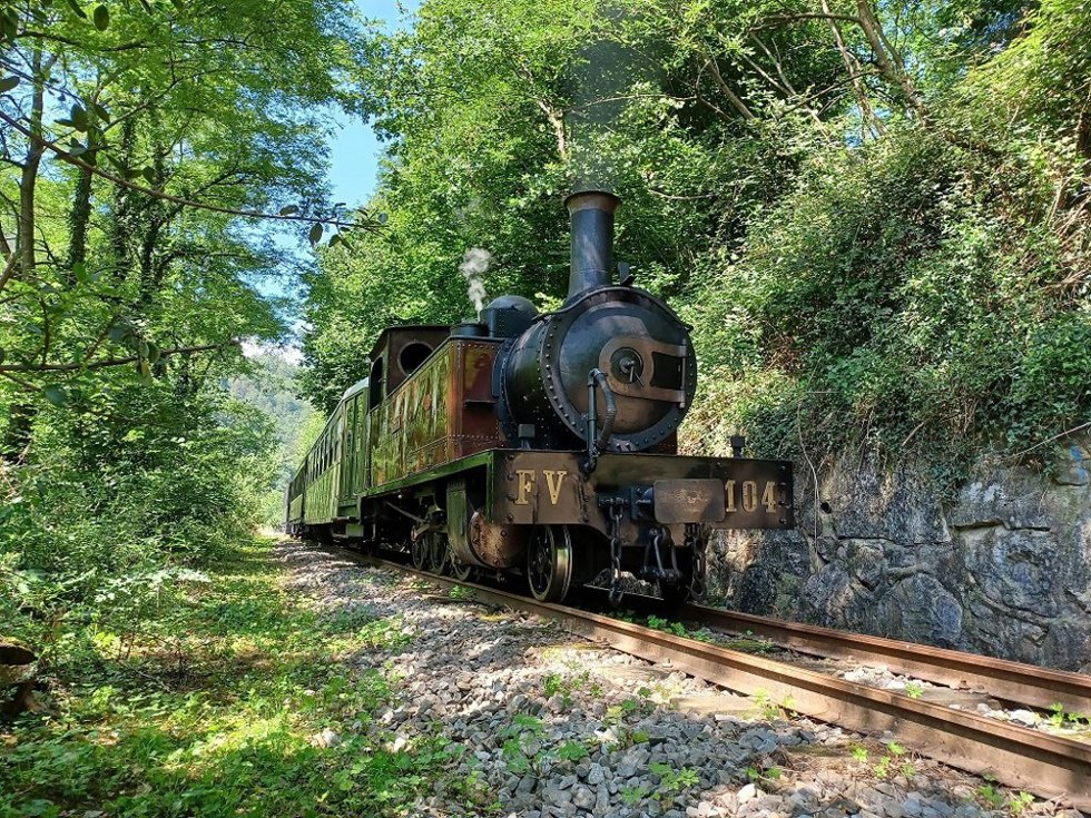 Archivo - Museo Vasco del Ferrocarril programa cuatro salidas especiales de trenes históricos para los días 6 y 7 de diciembre