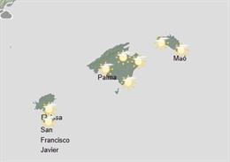 Predicción meteorológica para este sábado, 11 de abril.