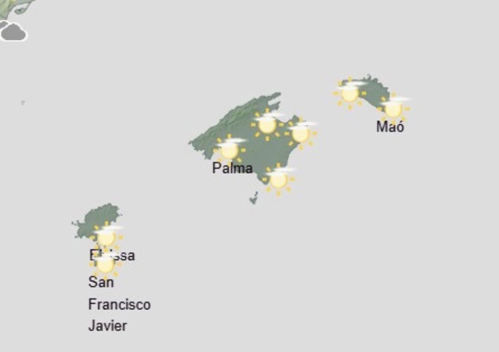 Predicción meteorológica para este sábado, 11 de abril.