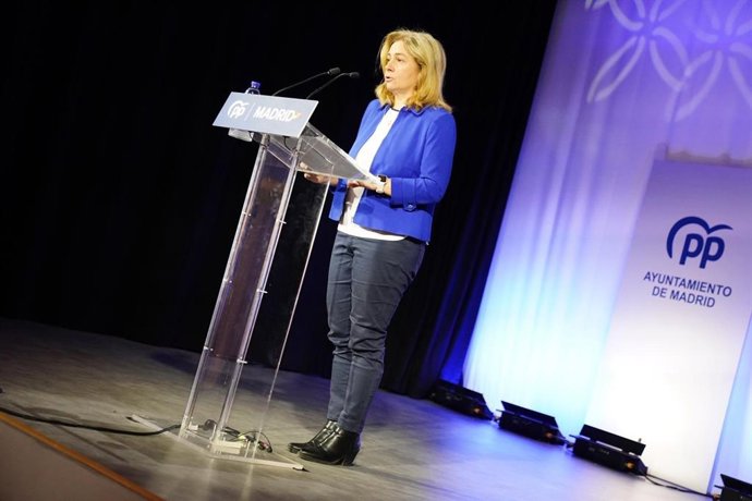 La vicealcaldesa de Madrid, Inma Sanz, en unas jornadas del PP