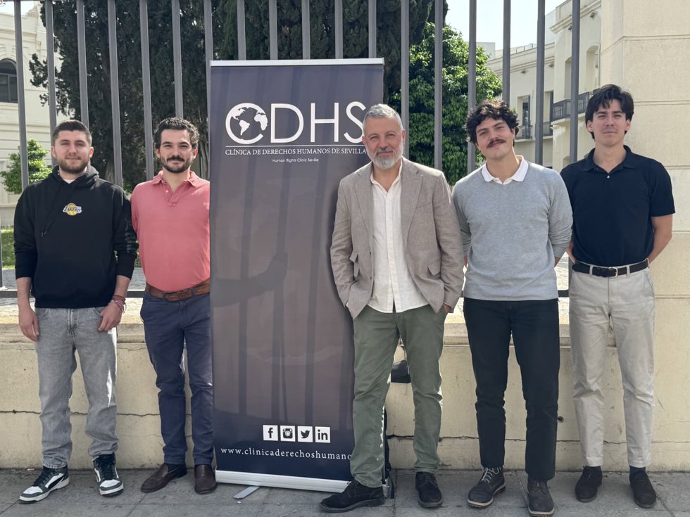 Grupo de la Clínica de Derechos Humanos de Sevilla.