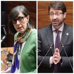 Los ex consejeros de Industria Nieves Roqueñí y Enrique Fernández.