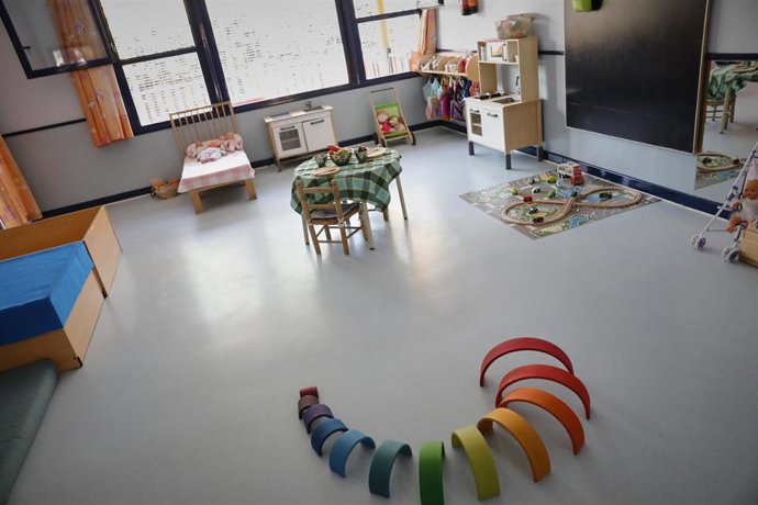 Archivo - Juegos y material educativo en una Escuela Infantil. Foto de archivo.