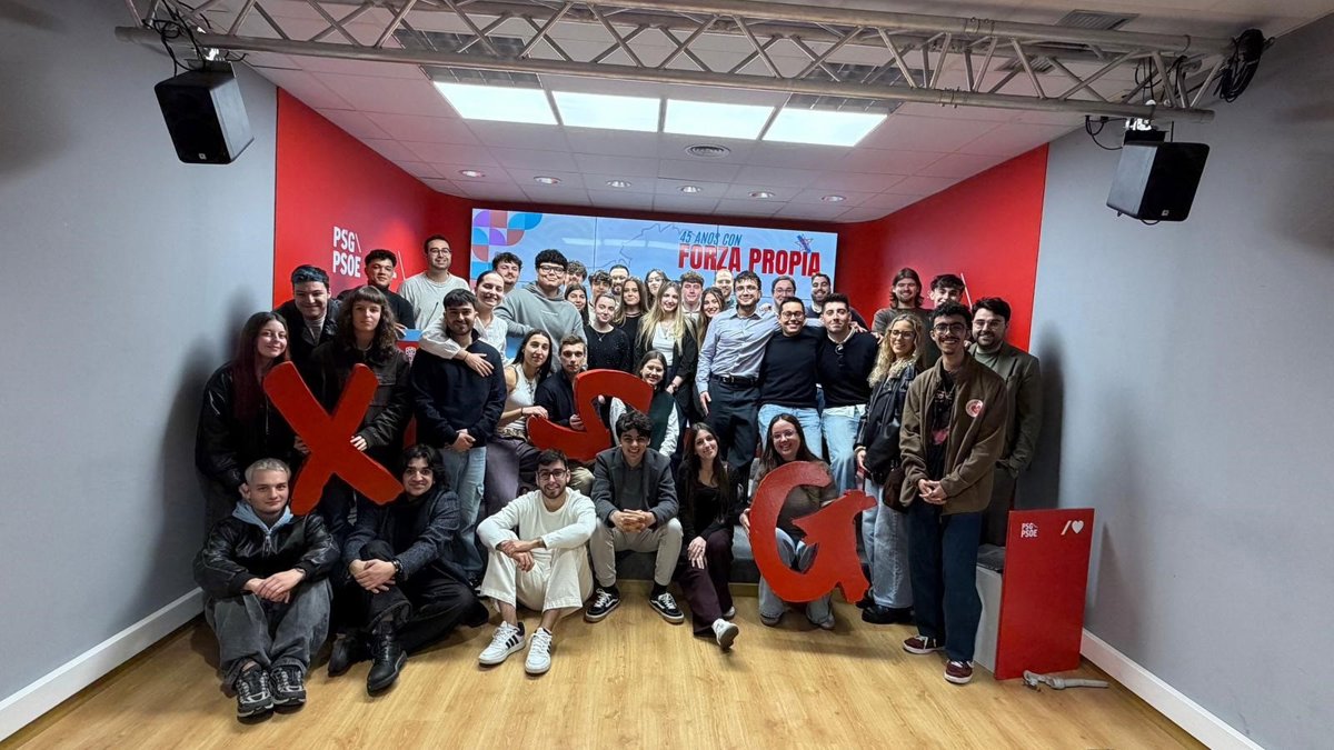 Las Xuventudes Socialistas celebrarán el 6 y 7 de junio en Ourense el congreso para renovar su dirección