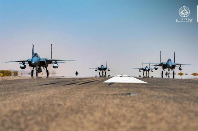 Aviones de combate en Arabia Saudí (imagen de archivo)