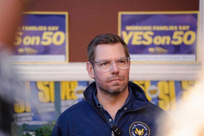 Archivo - El congresista demócrata Eric Swalwell