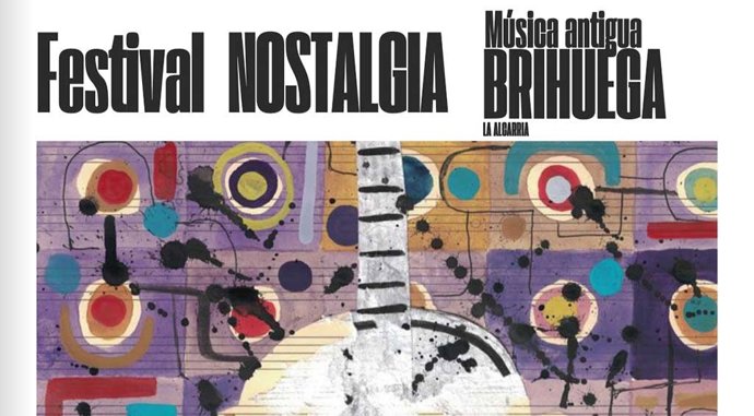 Cartel del Festival Nostalgia de Brihuega.