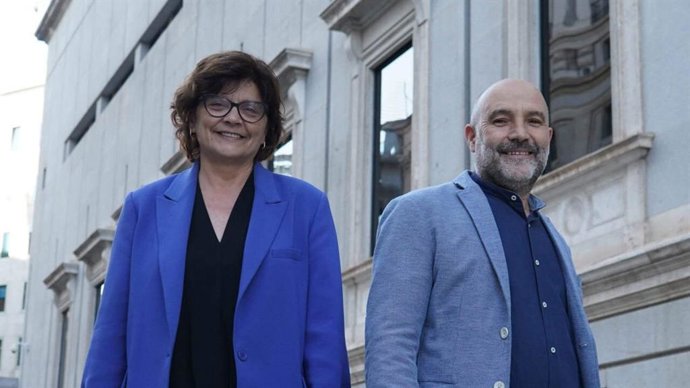 Archivo - La senadora del BNG Carme da Silva y el diputado en el Congreso Néstor Rego
