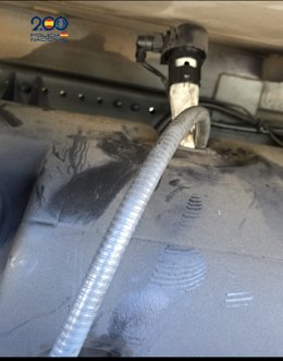 Detenido un hombre en Melilla por robar gasolina de camiones en un polígono industrial.