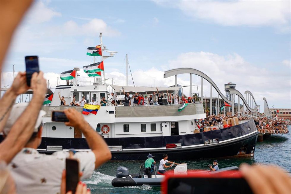 Archivo - Despedida a la Global Sumud Flotilla en el Puerto de Barcelona, a 31 de agosto de 2025, en Barcelona, Catalunya (España).