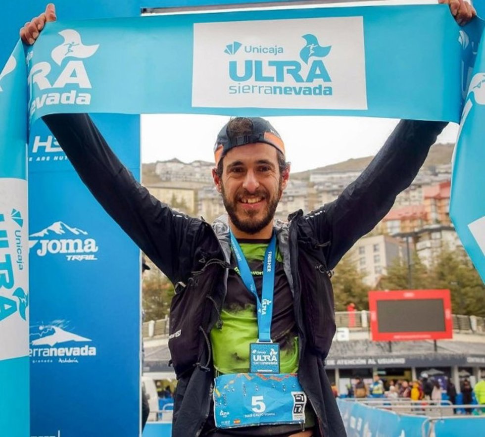 Iván Calvó, ganador masculino de Ultra Sierra Nevada.
