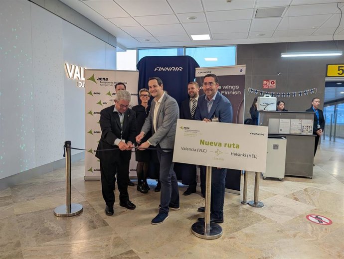 Finnair inaugura la nueva ruta aérea Valencia-Helsinki