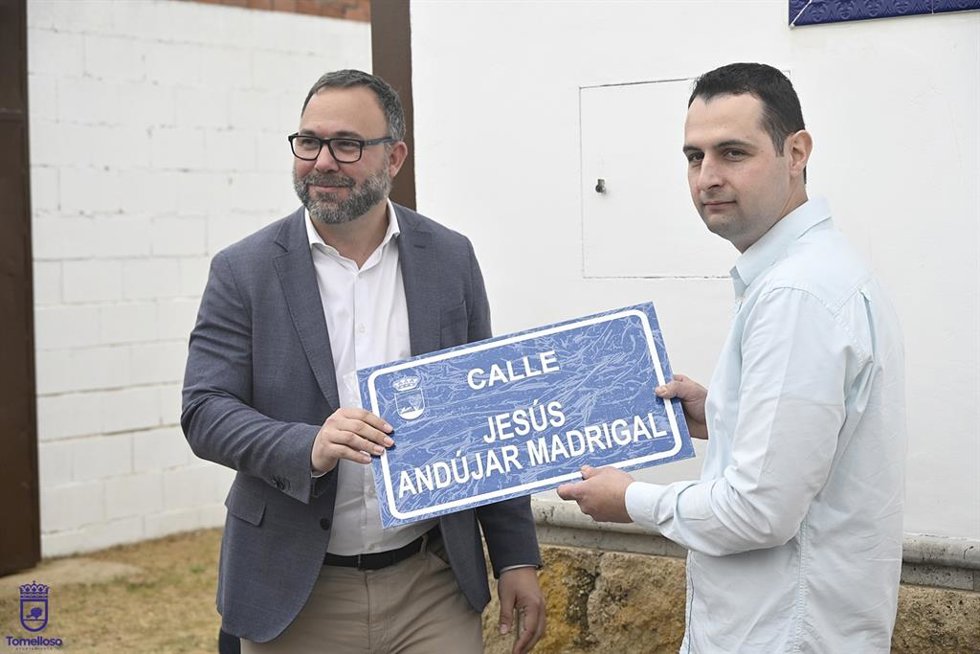 Jesús Andújar ya luce calle en Tomelloso.