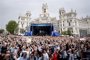 Unas 85.000 personas celebran la IV Fiesta de la Resurrección en Cibeles: 