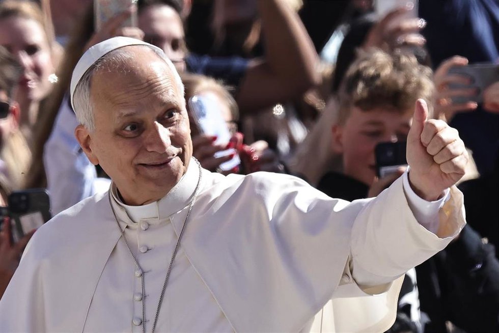 El Papa León a 8 de abril de 2026.