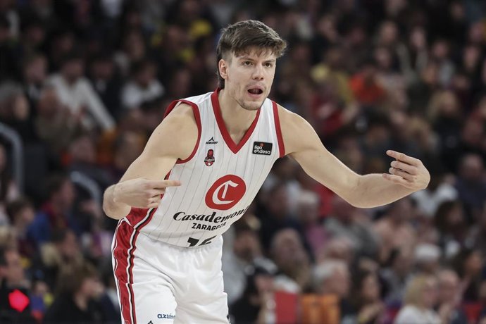 Archivo - Joaquín Rodríguez, en un partido con el Casademont Zaragoza.