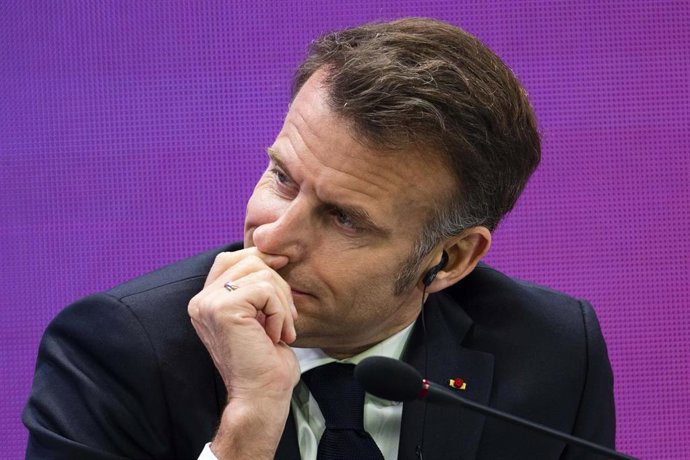 El presidente de Francia, Emmanuel Macron