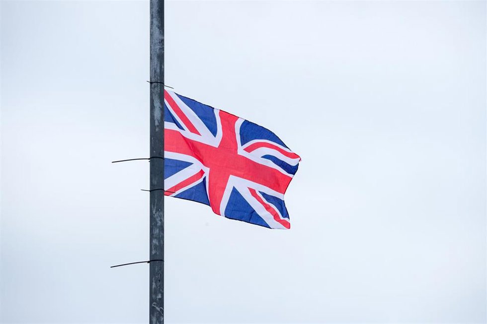 Archivo - Bandera de Reino Unido