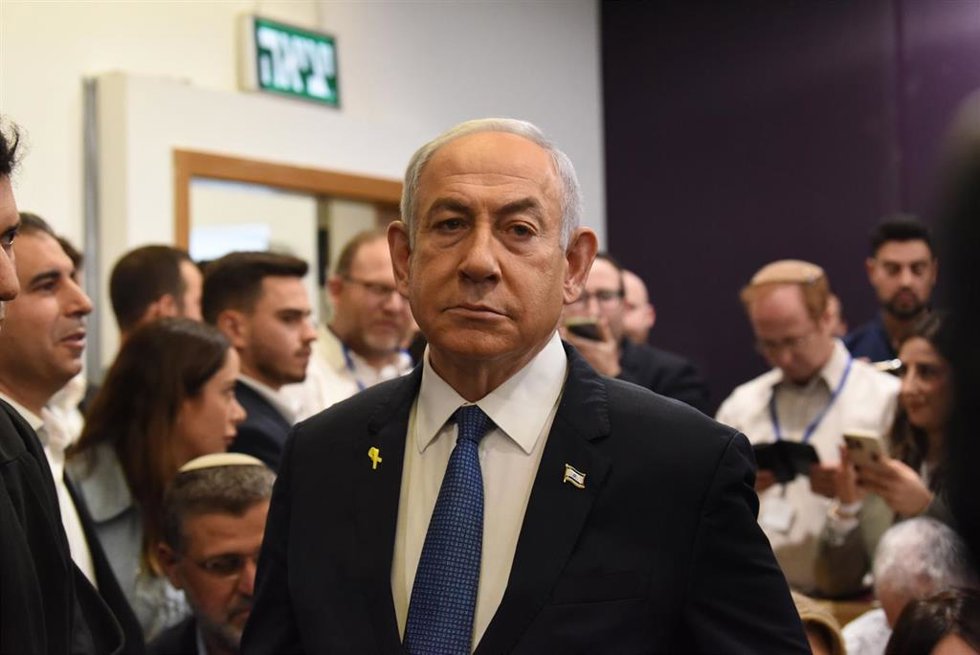 Archivo - El primer ministro de Israel, Benjamin Netanyahu, acude a una sesión de su juicio por corrupción en Tel Aviv en 2024
