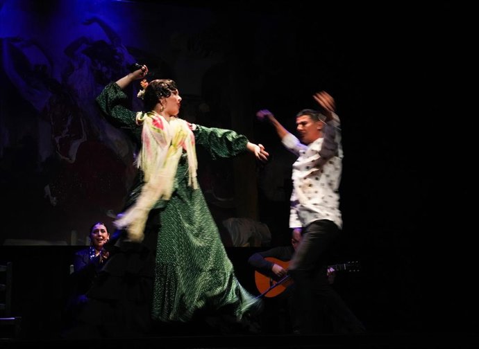 Archivo - Espectáculo flamenco.