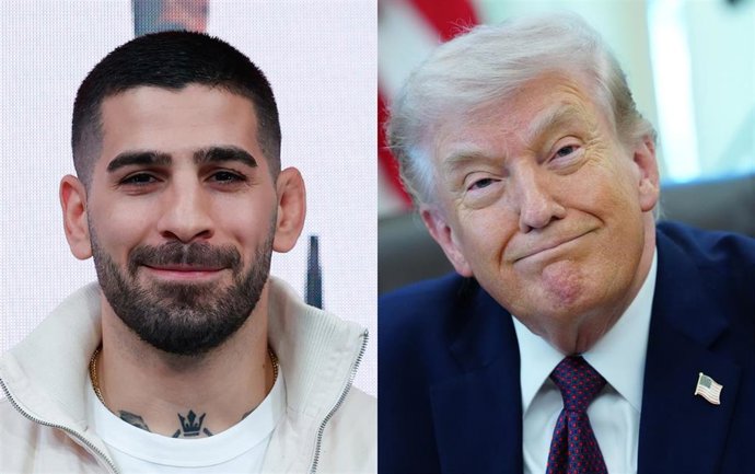 Ilia Topuria y Donald Trump