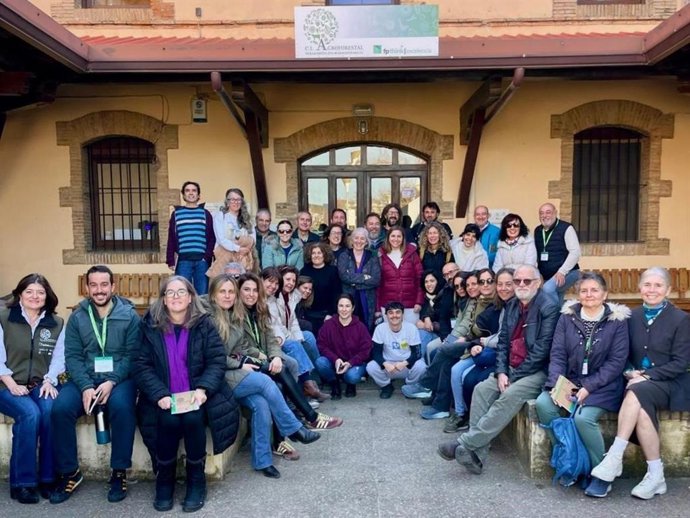 Imagen de la delegación del Cifea de Lorca, durante su participación en la acción formativa llevada a cabo en el Centro Integrado Agroforestal de Pamplona