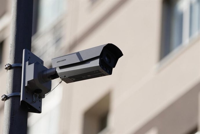 Archivo - Cámara de videovigilancia