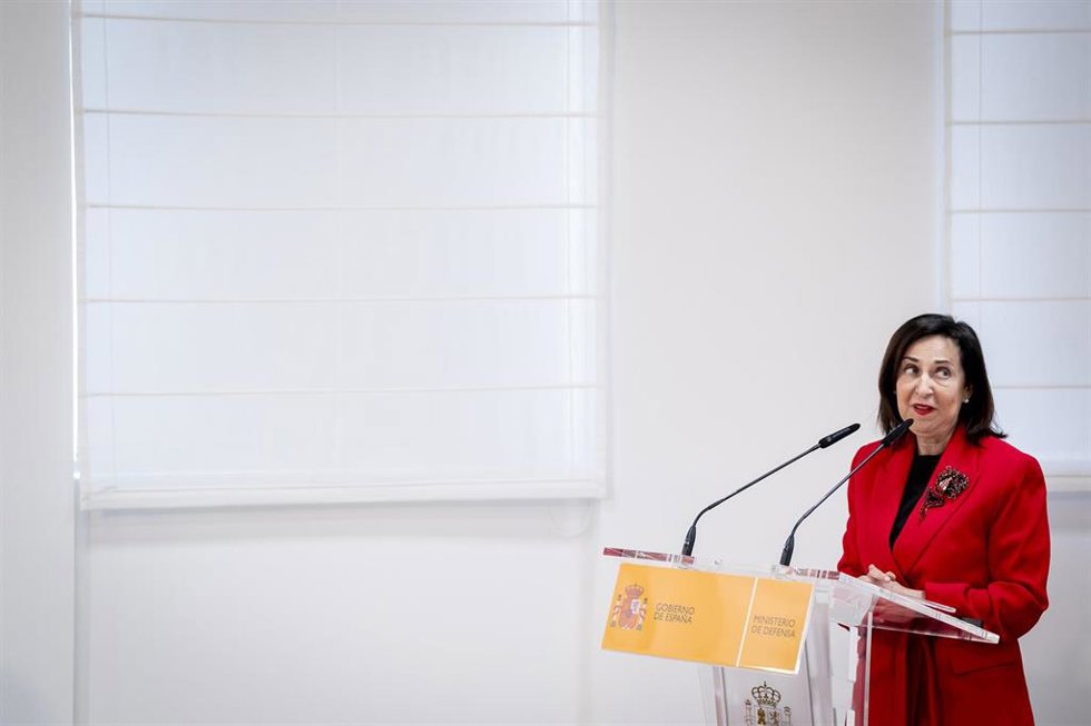 La ministra de Defensa, Margarita Robles, preside el acto de entrega del premio ‘Soldado Idoia Rodríguez’ 2026, a 19 de marzo de 2026, en Madrid (España). El galardón ‘Soldado Idoia Rodríguez, Mujer en las Fuerzas Armadas’ reconoce trayectorias que han im