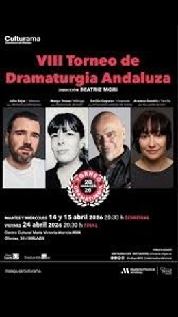 Cartel del VIII Torneo de Dramaturgia Andaluza