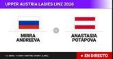 Foto: Mirra Andreeva - Anastasia Potapova, en directo hoy: sigue el partido de Upper Austria Ladies Linz