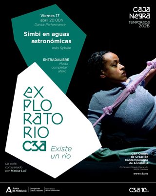 Cartel del espectáculo de danza-performance 'Simbi en aguas astronómicas'.