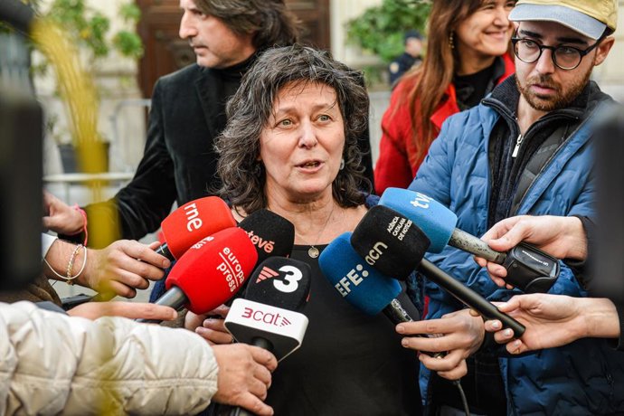 Archivo - Arxivo - La diputada de la CUP, Pilar Castillejo, en una imatge d'arxiu