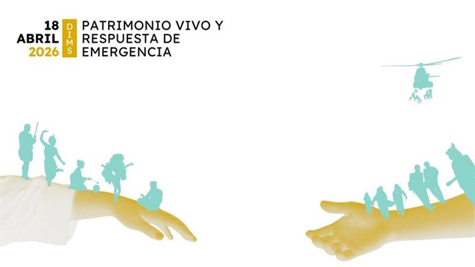 Cartel de 'Patrimonio Vivo y respuesta de Emergencia'.