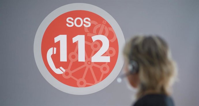 Archivo - Imagen de la sala del 112 SOS Navarra