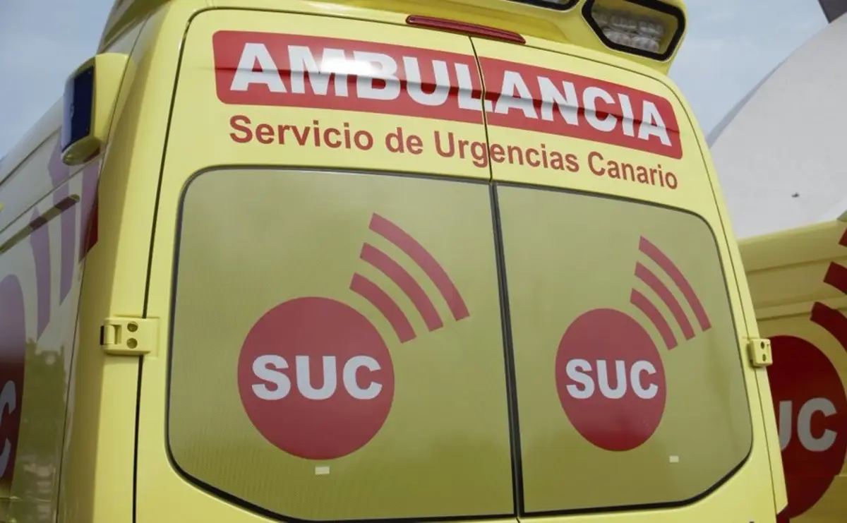 Imagen de archivo de una ambulancia del Servicio de Urgencias Canario (SUC)