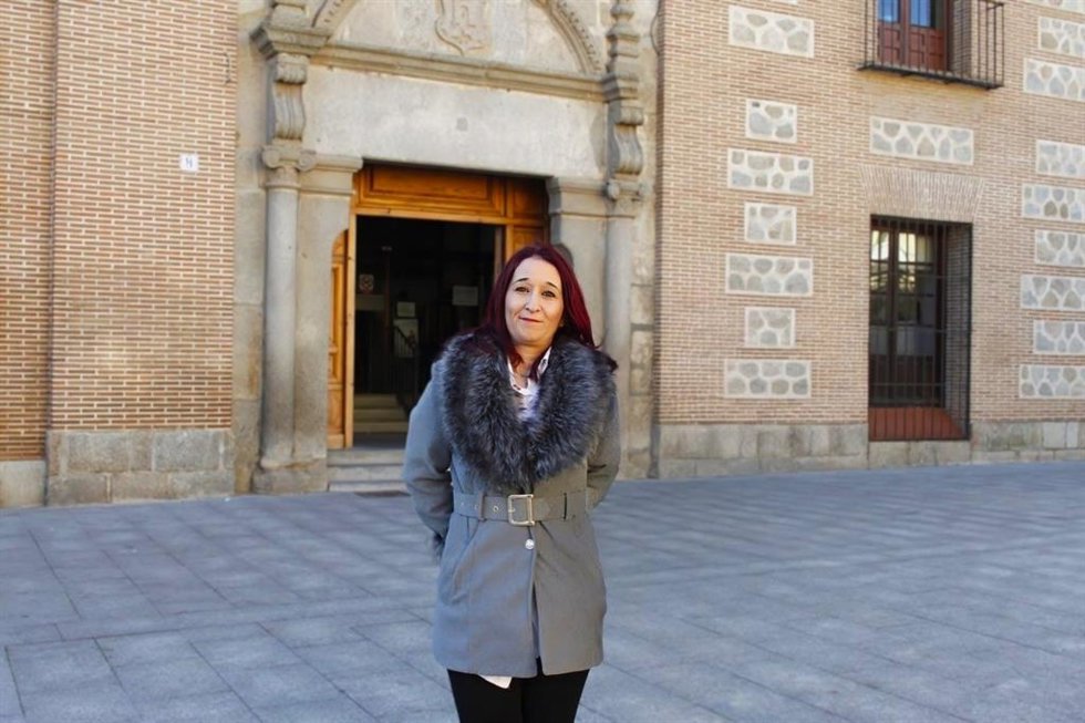 La coordinadora local de IU en Talavera de la Reina, Verónica Mora.