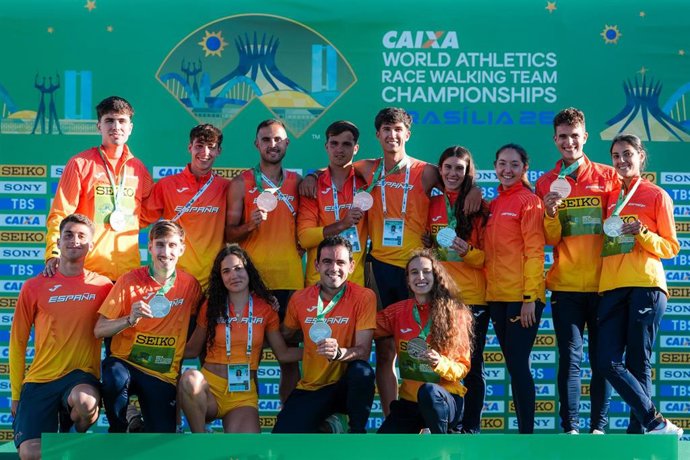 España logra cuatro medallas en el Mundial de marcha por equipos