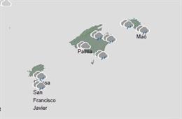 El tiempo hoy, lunes 13 de abril, en Baleares.