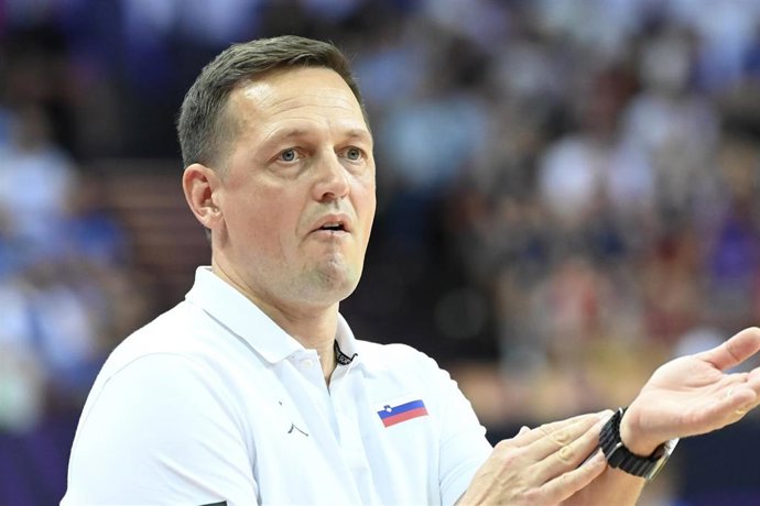 Archivo - Aleksander Sekulic durante un partido con la selección de Eslovenia