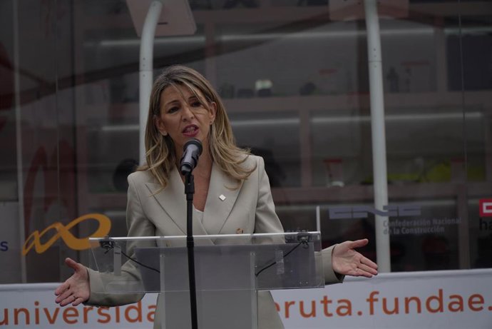 La vicepresidenta segunda del Gobierno y ministra de Trabajo y Economía Social, Yolanda Díaz.